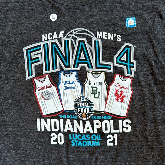 Men’s NCAA Final 4 dark gray t-shirt in size L - Picture 2 of 5